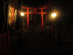 夜の神社①