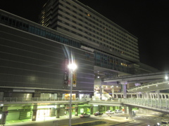 深夜の小倉駅前②