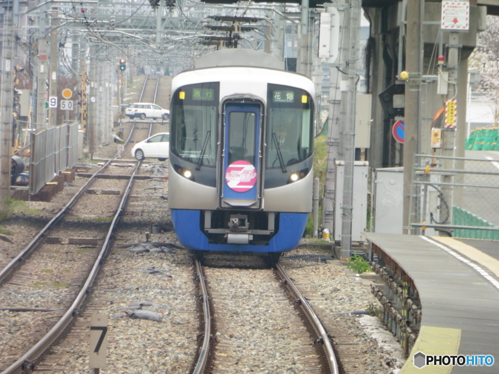 西鉄電車通過シーン①