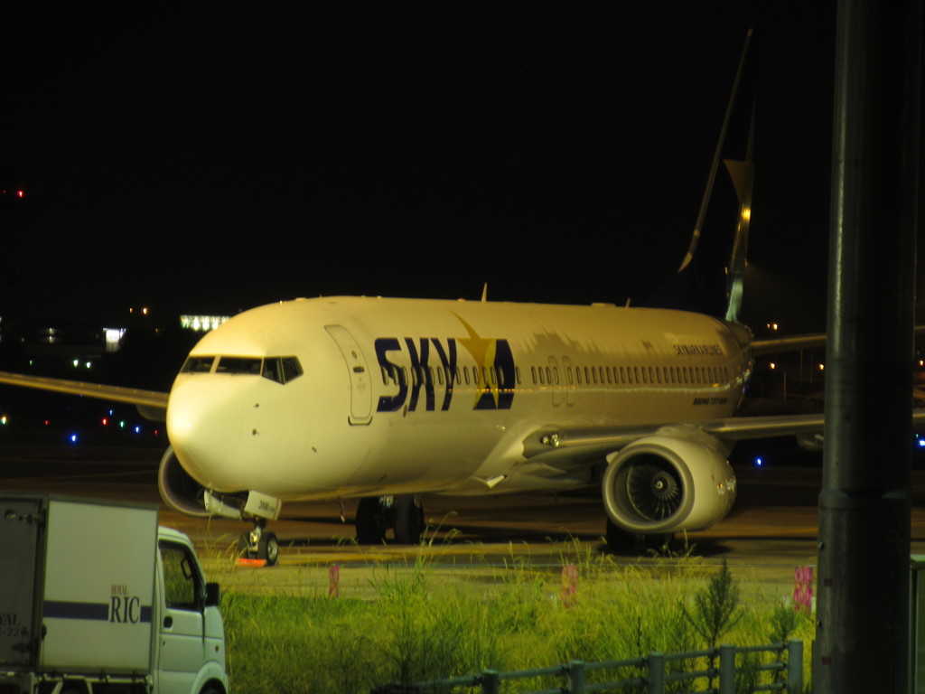 福岡空港の夜にて　⑧