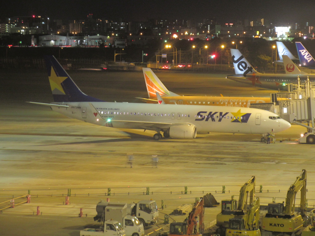 夜の福岡空港⑦