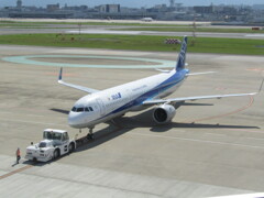 ANA　福岡空港にて　①