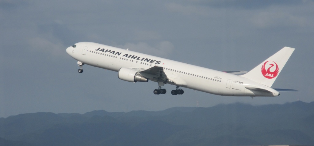 JAL　B767　離陸