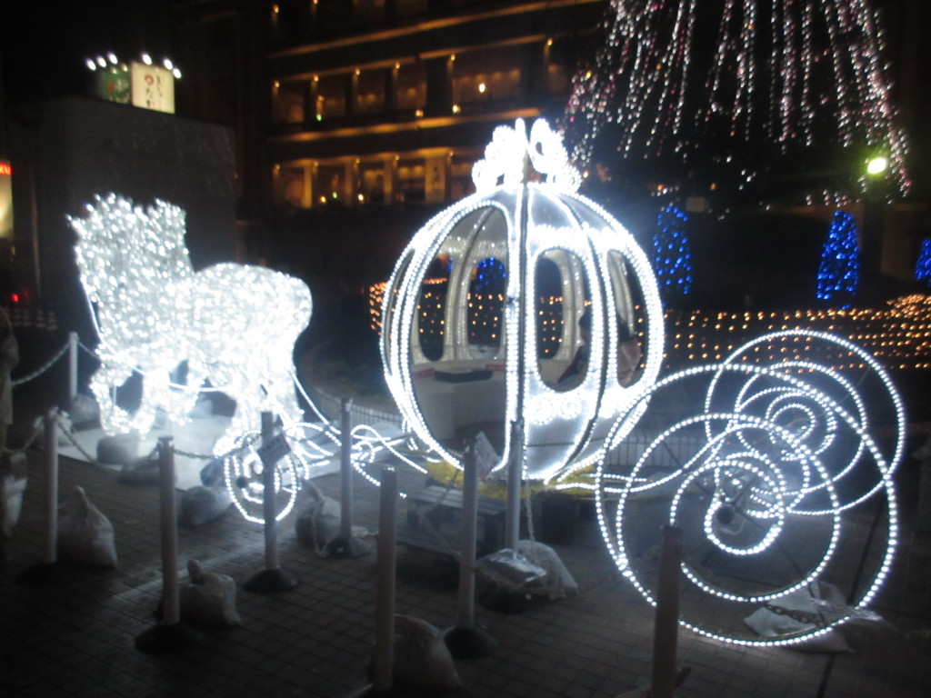 下関駅前のイルミネーション①