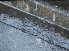 雪解け水の落ちてくる瞬間