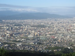 大野城の山から眺める福岡の光景②