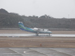 新年初フライト　長崎空港にて⑧