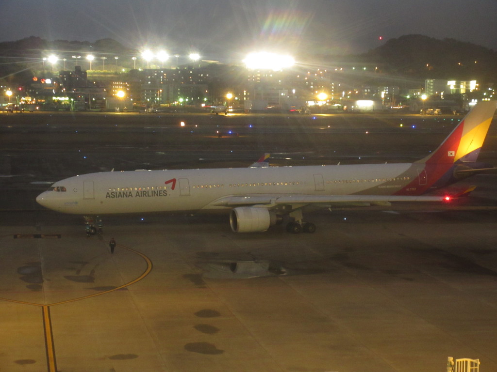 ASIANA　A330の出発