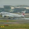 JAL  A350の到着　①