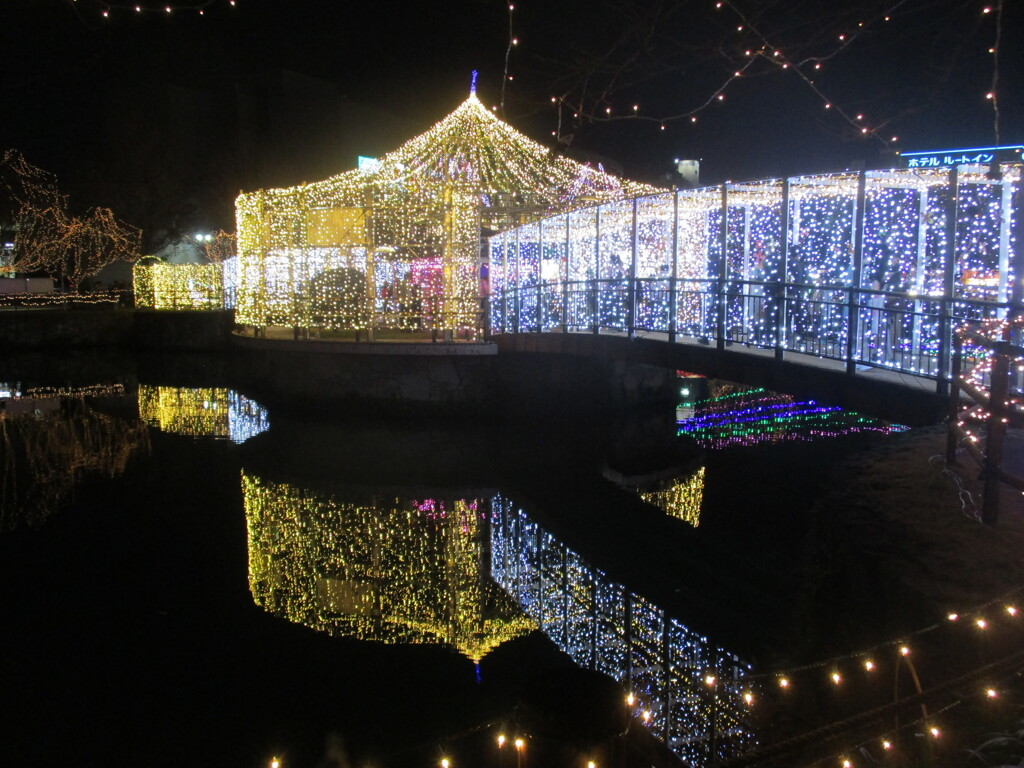 佐賀県鳥栖市中央公園のイルミネーション　⑩