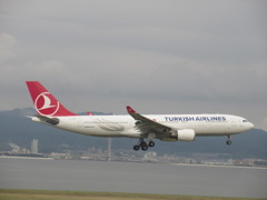 TURKISH　A330の着陸