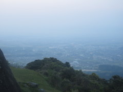 山頂からの朝景色①