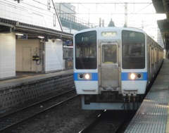 二日市到着の415系快速