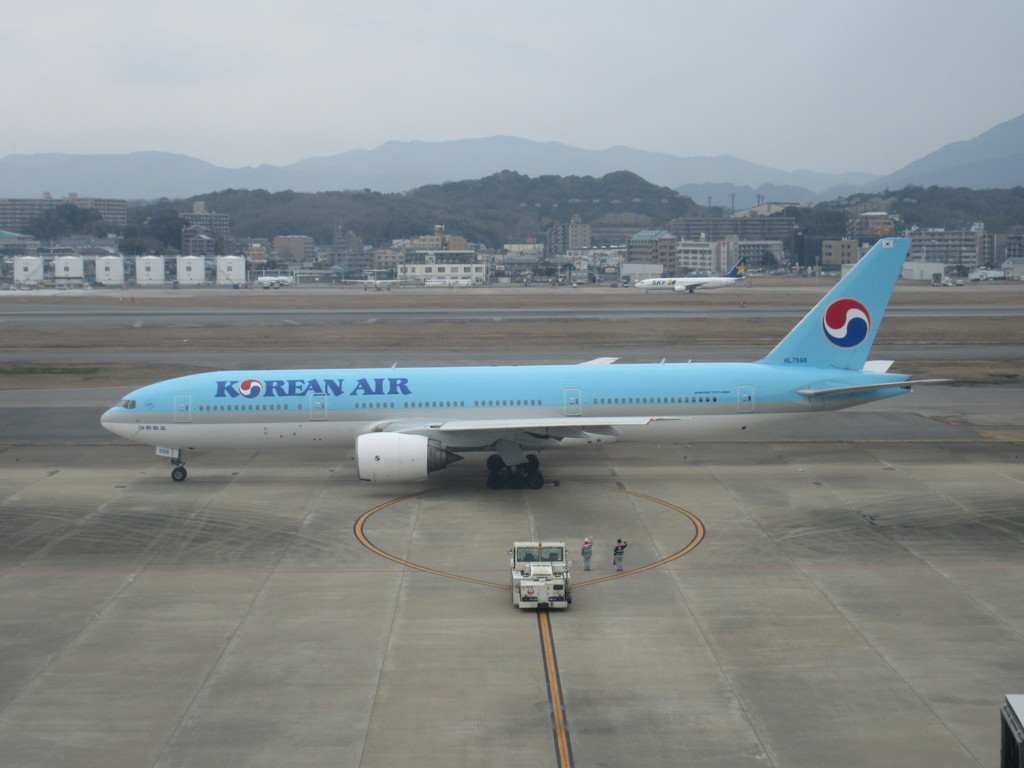 KOREAN  B777-200ER出発