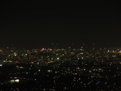 筑紫野市の山頂より見た福岡市の夜景④