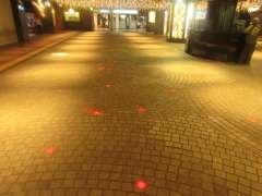 福岡市天神地下街でもイルミネーション点灯④