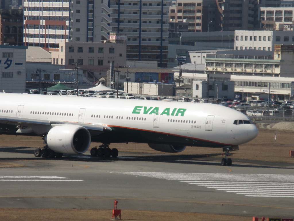 EVA　777-300  新塗装飛来②
