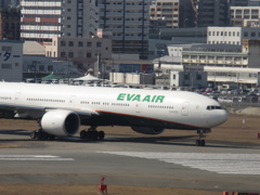 EVA　777-300  新塗装飛来②