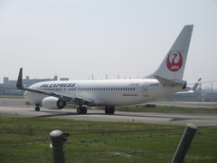 R34よりJAL　B737