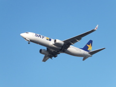 SKYMARKの着陸
