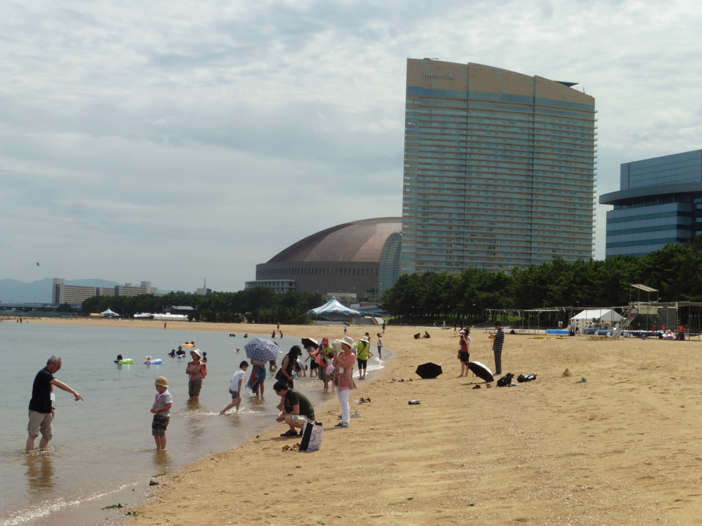 福岡市百道海岸にて②