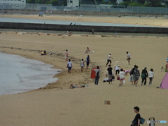 百道海岸での光景①