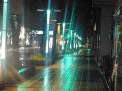 夜の博多駅前通り②