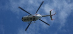 ドクターヘリ上空を通過②