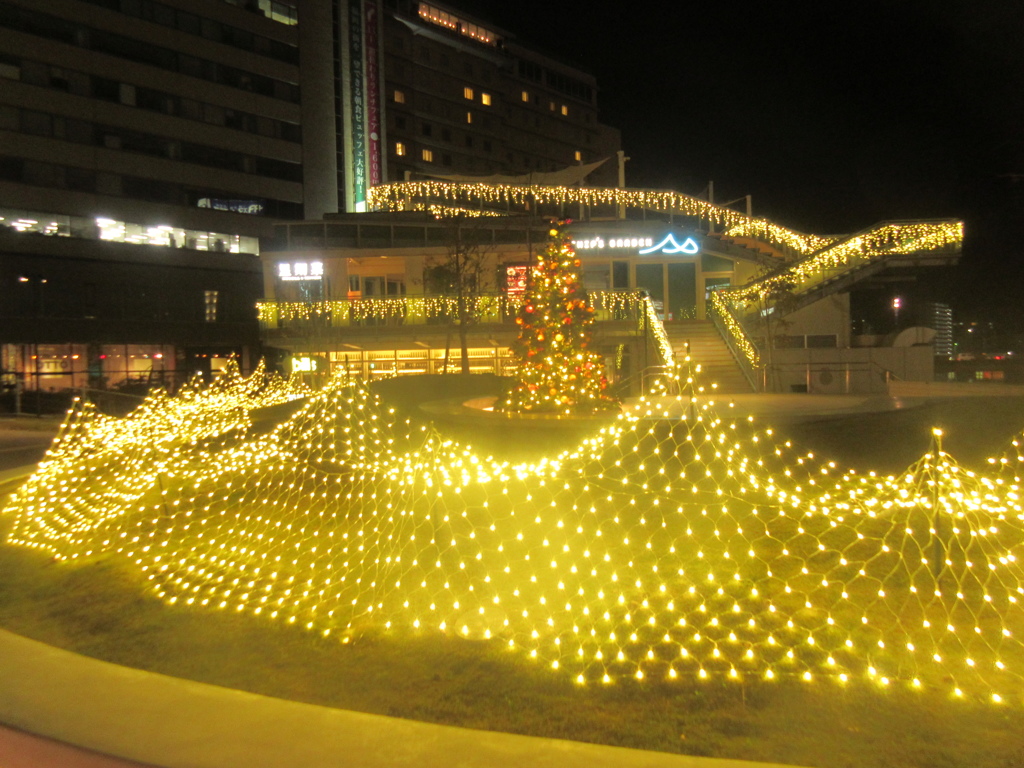 リバーレインでもクリスマスイルミネーションが⑥