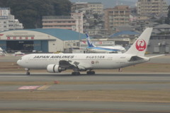 がんばろう日本　JAL B767