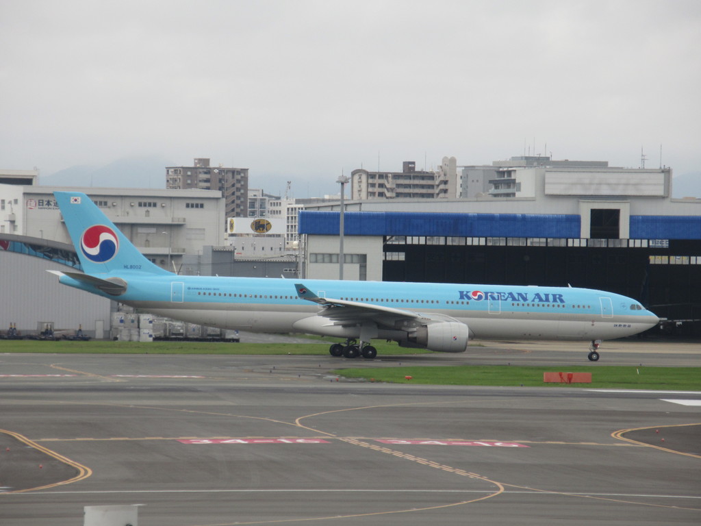 出発　KOREAN　A330