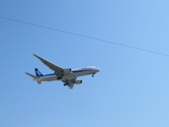 ANA777-200到着