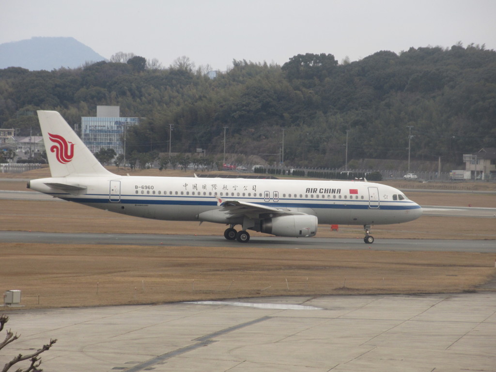 AIR CHINA　 A320出発
