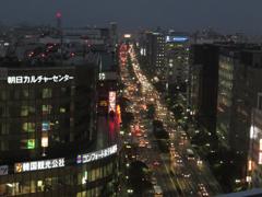 博多シティ屋上からの夜景