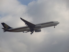 シンガポール航空の離陸
