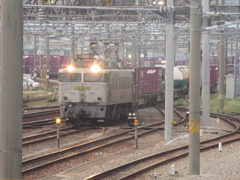 EF81-303が入線　福岡貨物ターミナルにて　①
