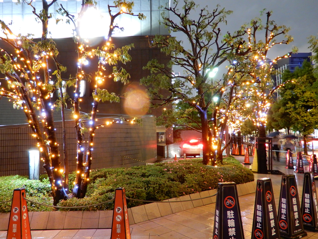 雨の夜の大阪梅田　③