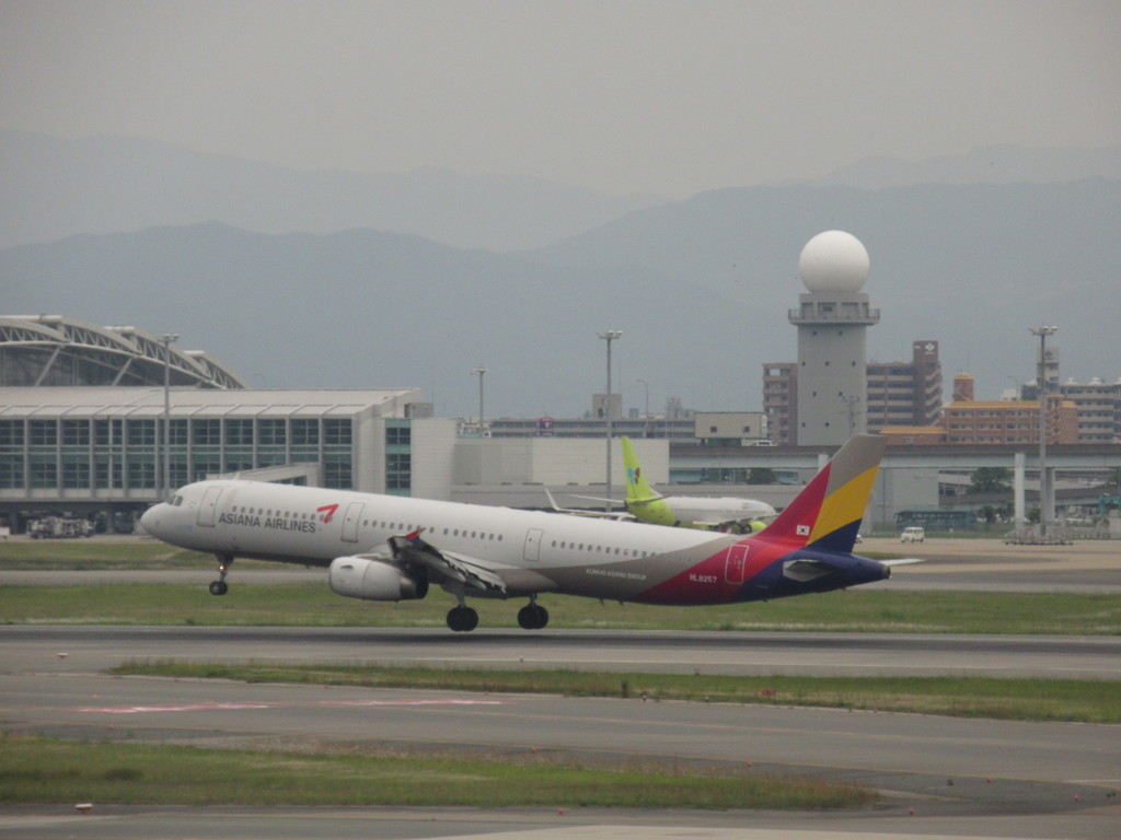 ASIANA　A321の着陸