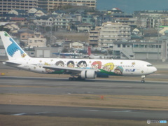 ANA 　ゆめジェットの着陸