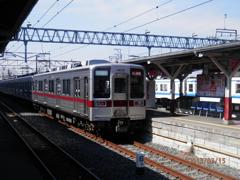 東武野田線にて