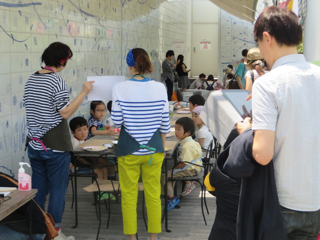 博多シティ屋上での子供カフェ⑥