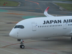 JAL  A350の到着　④