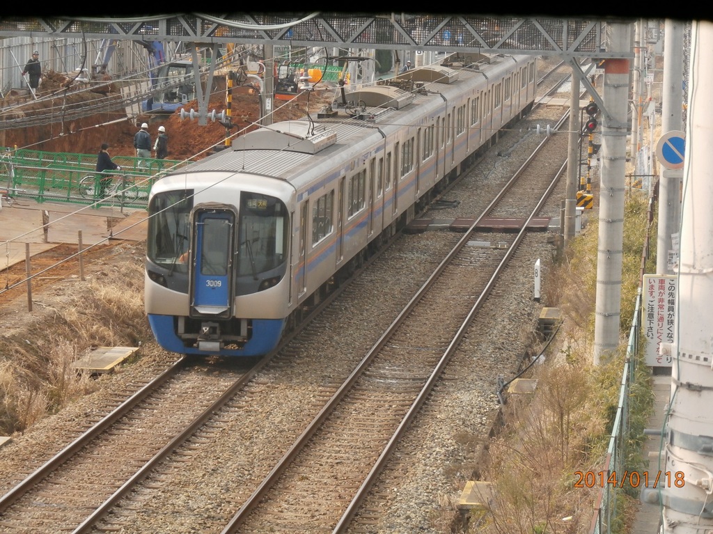 雑餉隈駅付近で撮影した西鉄電車①