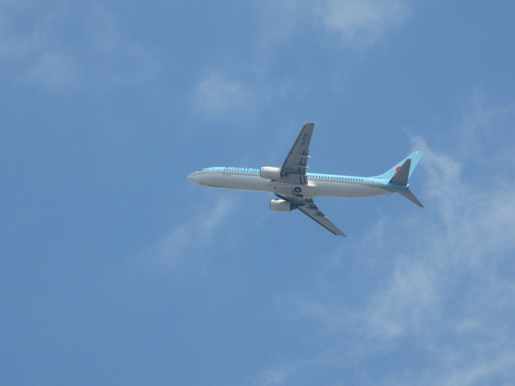 大韓航空　B737離陸