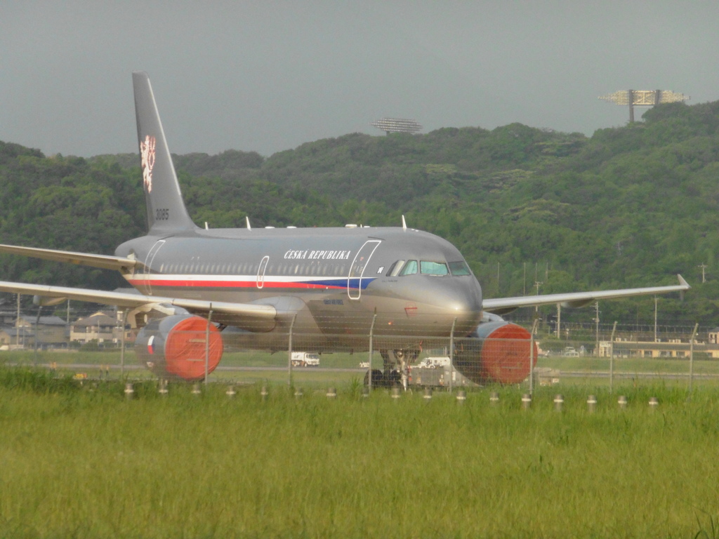 チェコ空軍のA319・3085飛来①