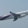 タイ国際航空　A３３０離陸