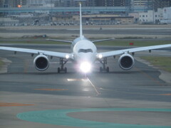 JAL  A350の到着　②