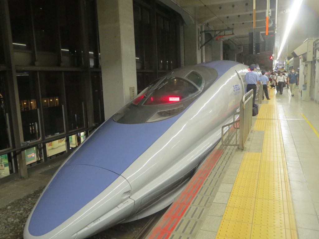 500系博多南行　博多駅にて