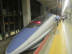 500系博多南行　博多駅にて