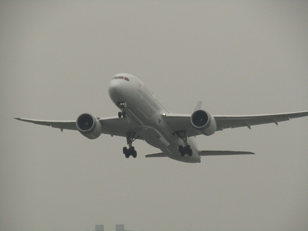 JAL  B787-8  JA847J 離陸　②